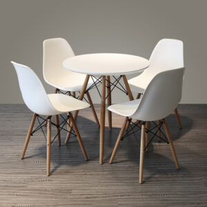ban cafe 4 chan mau trang eames dep 4