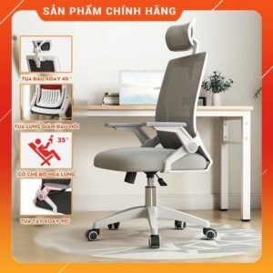 ghe van phong tay gap xiaomi manson ergonomic mau xam 9a175bc346