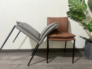 Ghế Cafe PV-TT192 Lưng Bọc Da MicroFiber Chân Sắt Sơn Tĩnh Điện