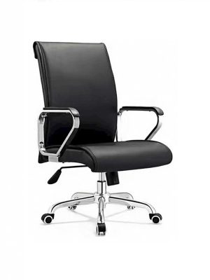 Ghế xoay văn phòng bọc da PV-D28A
