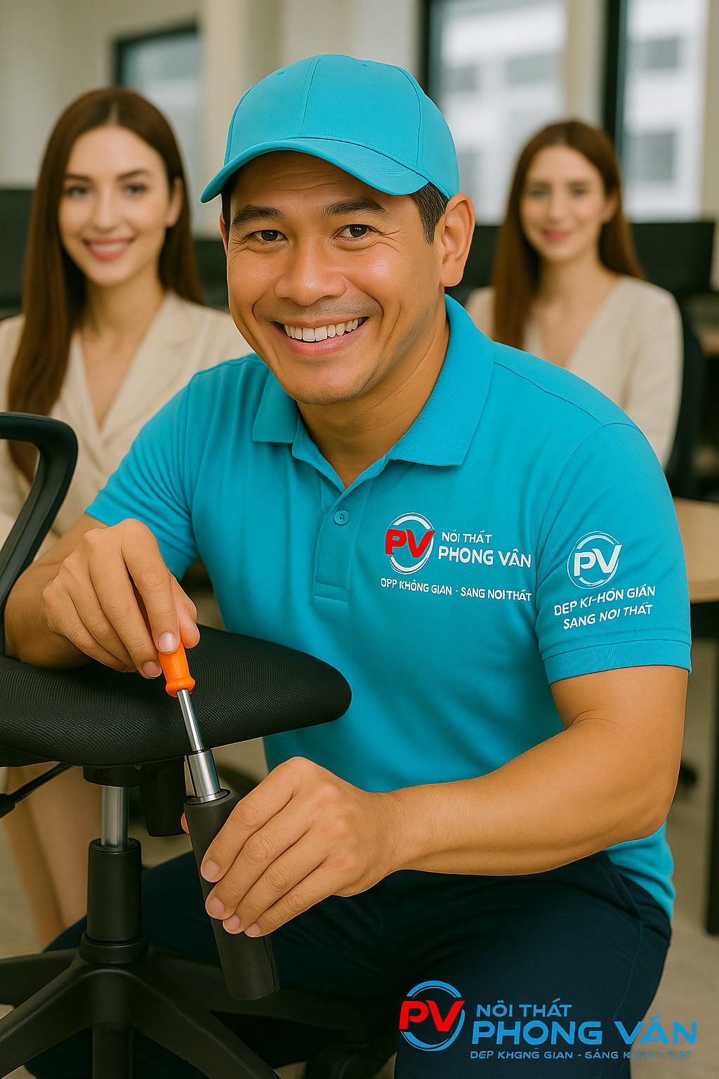 Thay Ben/Ty Hơi Ghế Văn Phòng Tại Quận 5