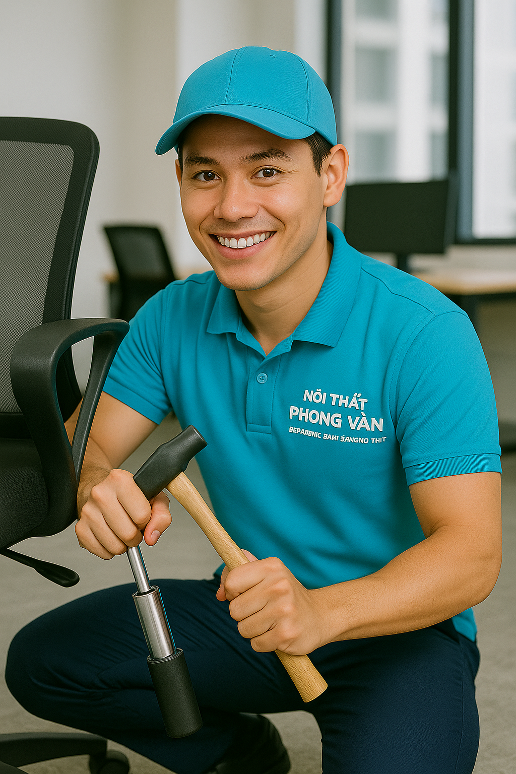 Thay Ben/Ty Hơi Ghế Nhân Viên