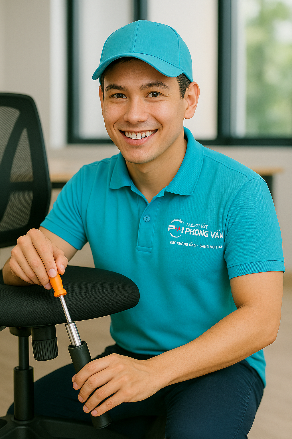 Thay Ben/Ty Hơi Ghế Văn Phòng Tại Quận 12