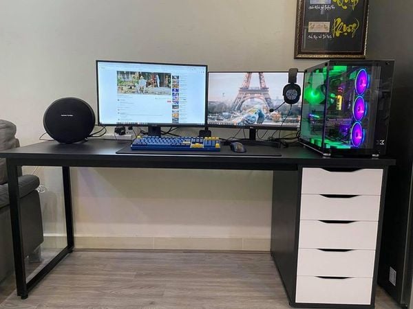 Bàn làm việc IKEA 1 HỘC khung sắt BH-BAB15 5 01 500459e599d9412a90d60b6fb1c09697 grande