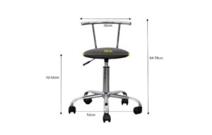 GHẾ SPA NAIL PV-015TT NỆM SIMILI CHÂN THÉP MẠ CHROME 7 z6701049276452 71900520e0b6add710e2769b9af6af76