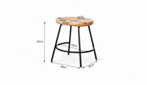 Ghế cafe, ghế ăn mặt gỗ thông GA03-Tractor 3 30.1