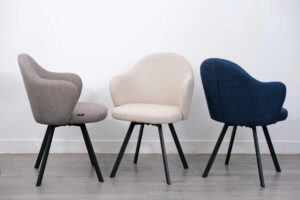 GHẾ PV-356TT NỆM VẢI CỎ MAY CHÂN SẮT SƠN TĨNH ĐIỆN XOAY 360 ĐỘ 3 33