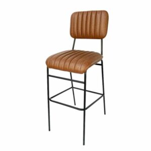 GHẾ CAFE NỆM NÂU PHONG CÁCH RETRO GA278 4 ghe bar GBSK005 1