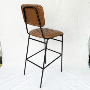 GHẾ CAFE NỆM NÂU PHONG CÁCH RETRO GA278 2 ghe bar cao gbsk005 05