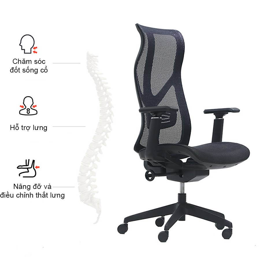 Nên mua ghế xoay văn phòng loại nào tốt - Bí quyết chọn lựa ghế phù hợp cho không gian làm việc hiệu quả 4 Nên mua ghế xoay văn phòng loại nào tốt - Bí quyết chọn lựa ghế phù hợp cho không gian làm việc hiệu quả