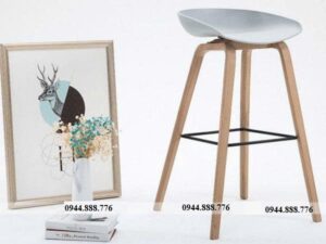 Ghế quầy bar chân gỗ ngồi nhựa PV-HAY32 5 z7045431087271 e043cd687e13a22137bdcb8e7f873226