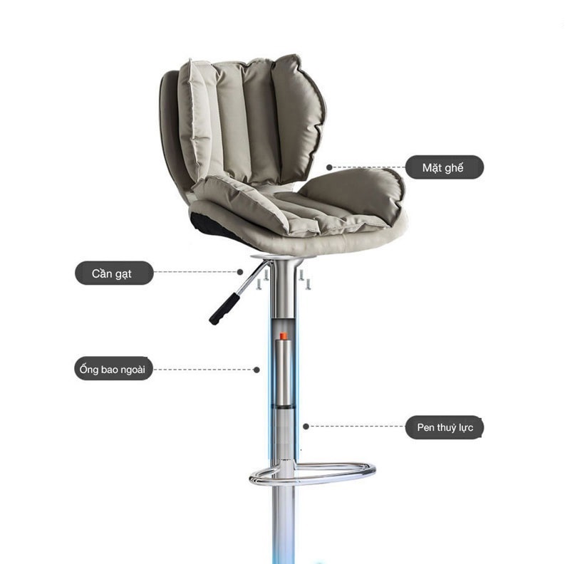 Ghế bar xoay nâng hạ cao cấp LADP23 ghe bar xoay nang ha cao cap LADP23 9