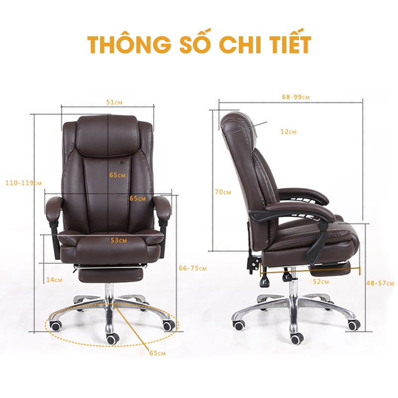 Ghế giám đốc chỉnh điện – Nâng cao phong cách làm việc chuyên nghiệp và sức khỏe