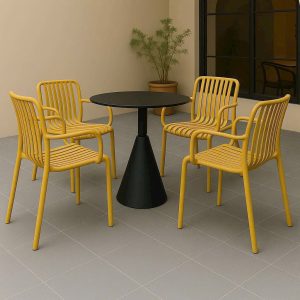 Bộ bàn ghế cafe tiếp khách hiện đại PV-ST020-4