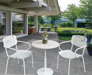 Bàn ghế cafe sắt ngoài trời PV-CF5052