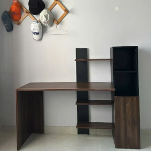 Bàn làm việc liền kệ trang trí BLK63 2 ban go lam viec kem tu trang tri da nang 03 1746844455.webp