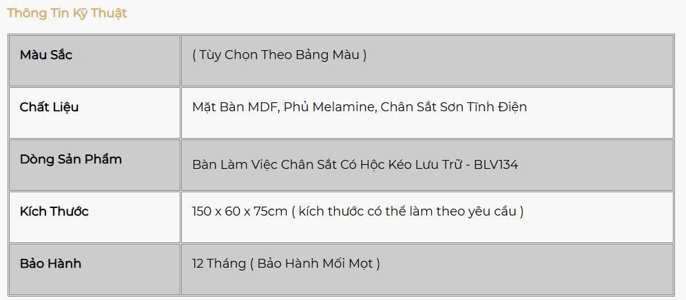 Bàn làm việc chân sắt có hộc kéo BLV-134 15 z7298804490891 48d38a6e50c04a2bb8e198ba2d8c1fdb